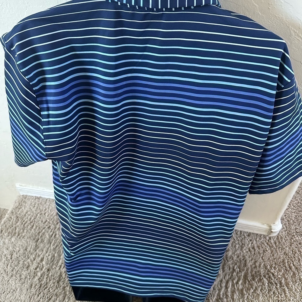 Men’s pre own as is Hudson & Barrow golf polo shirt size XL multicolor - Picture 3 of 3